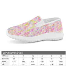 Load image into Gallery viewer, Ti Amo I love you - Exclusive Brand - Pink with Yellow Stippling - Womens Slip- On Walking Shoes
