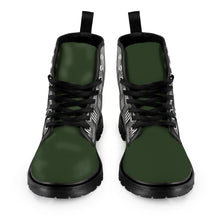 Load image into Gallery viewer, Ti Amo I love you - Exclusive brand - Men&#39;s Lace-Up Canvas Boots - Black Soles
