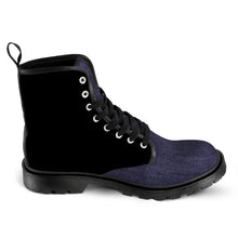 Load image into Gallery viewer, Ti Amo I love you - Exclusive brand - Men&#39;s Lace-Up Canvas Boots - Black Soles
