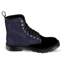 Load image into Gallery viewer, Ti Amo I love you - Exclusive brand - Men&#39;s Lace-Up Canvas Boots - Black Soles
