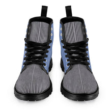 Load image into Gallery viewer, Ti Amo I love you - Exclusive brand - Men&#39;s Lace-Up Canvas Boots - Black Soles
