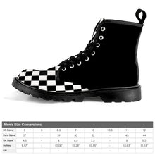 Load image into Gallery viewer, Ti Amo I love you - Exclusive brand - Men&#39;s Lace-Up Canvas Boots - Black Soles
