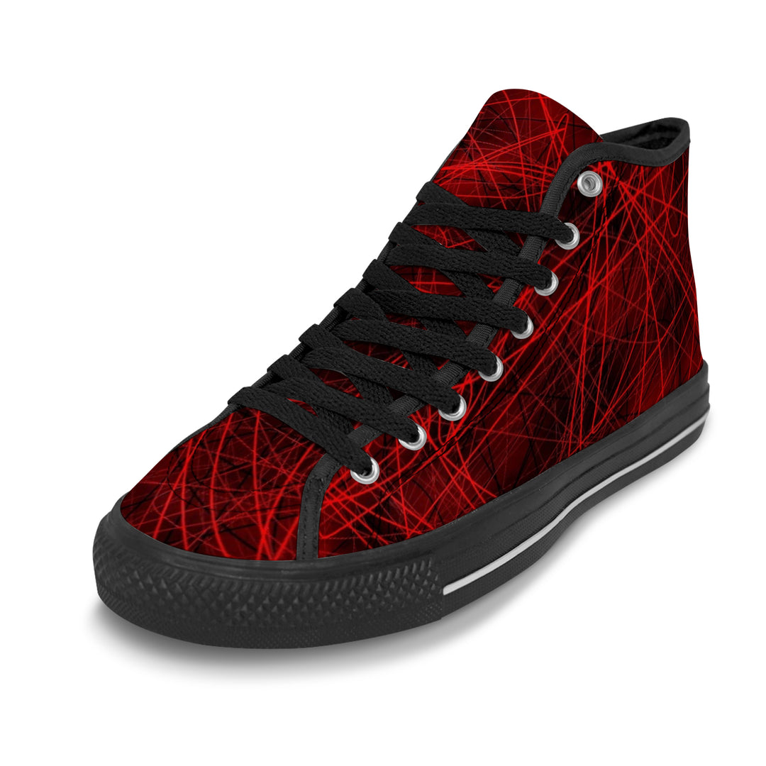 Ti Amo I love you Exclusive Brand  - Men's High Top Canvas Shoes