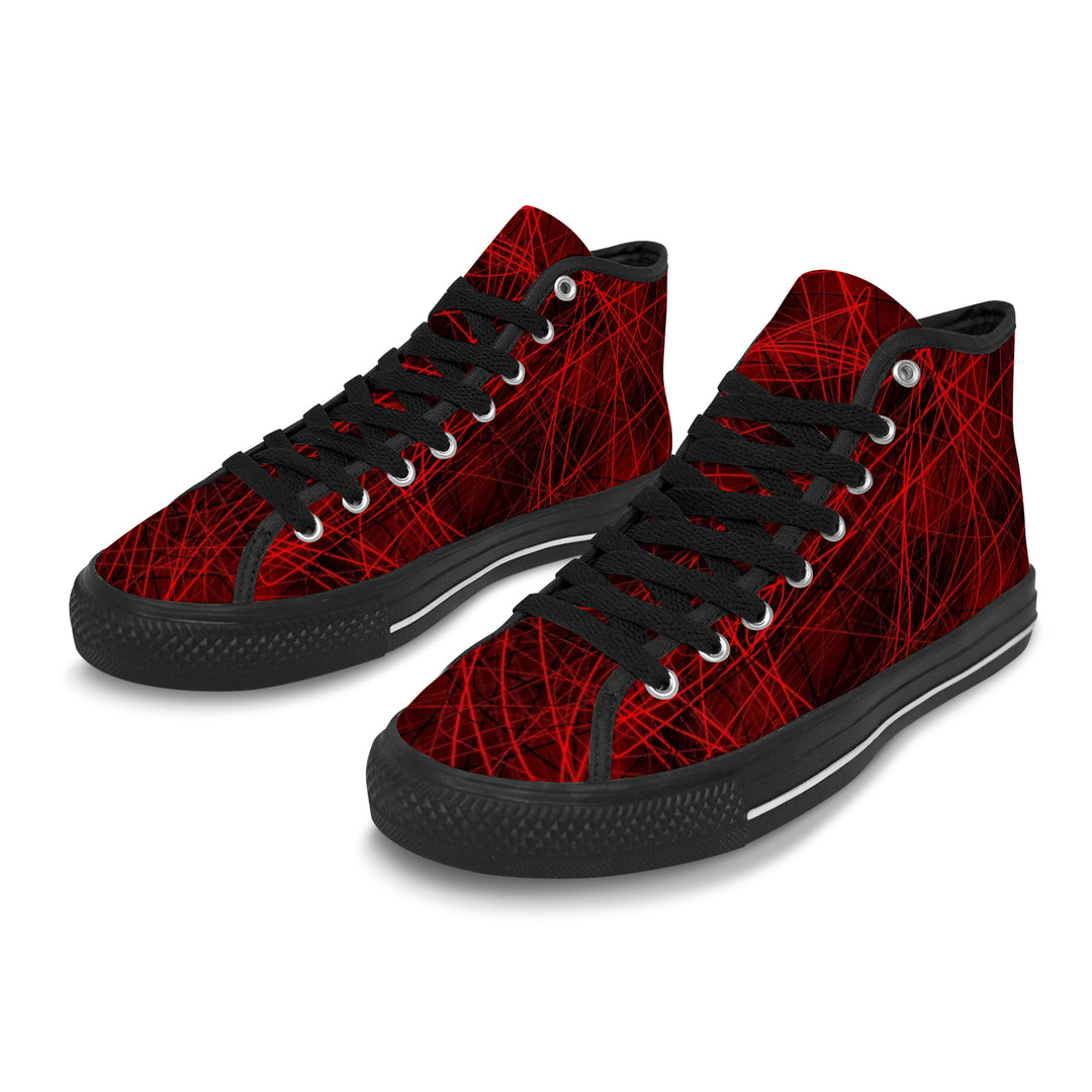 Ti Amo I love you Exclusive Brand  - Men's High Top Canvas Shoes