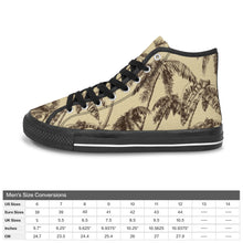 Load image into Gallery viewer, Ti Amo I love you Exclusive Brand - Men&#39;s High Top Canvas Shoes
