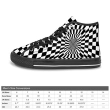 Load image into Gallery viewer, Ti Amo I love you Exclusive Brand - Men&#39;s High Top Canvas Shoes
