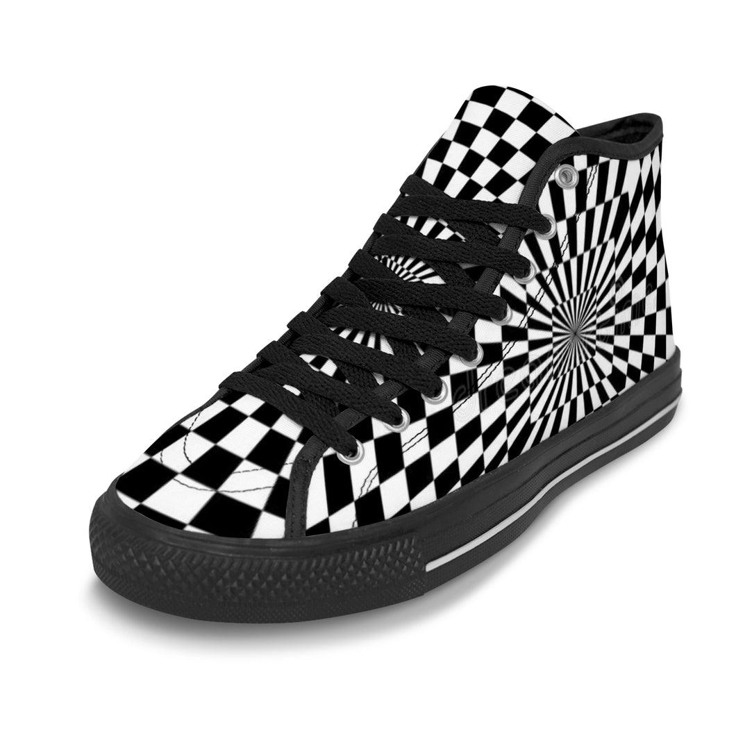 Ti Amo I love you Exclusive Brand - Men's High Top Canvas Shoes