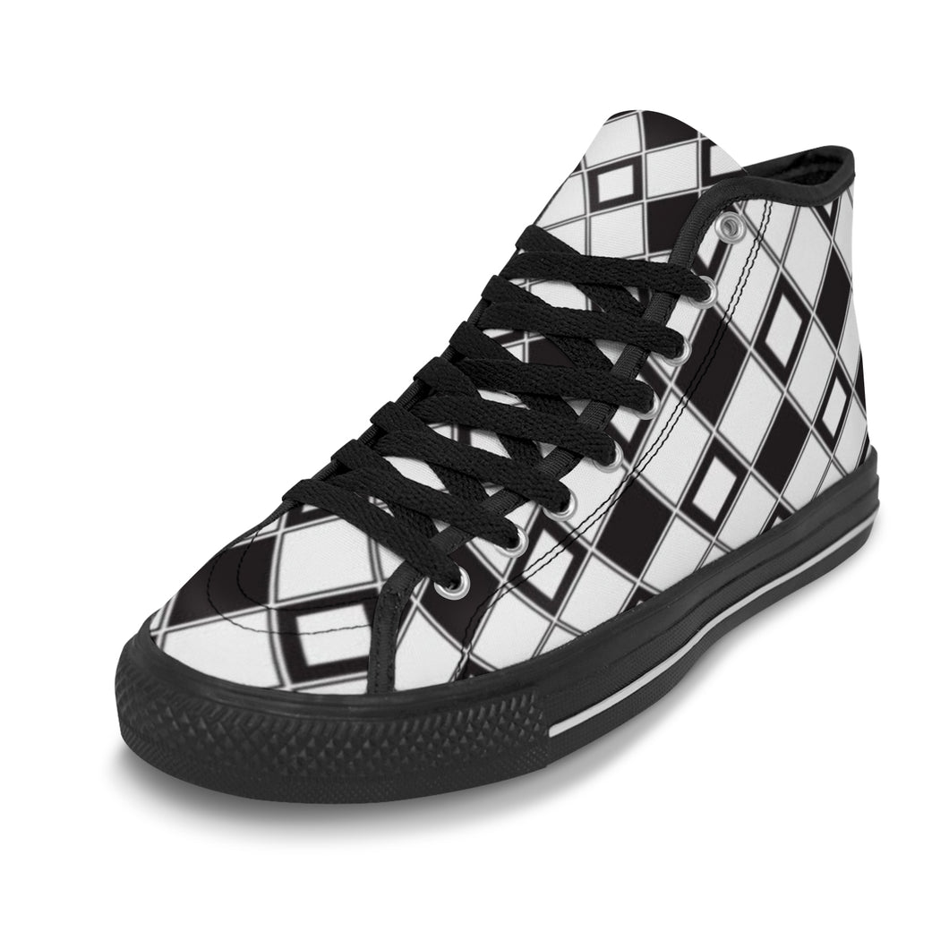Ti Amo I love you Exclusive Brand - Men's High Top Canvas Shoes