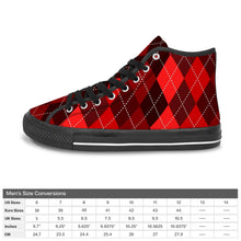 Load image into Gallery viewer, Ti Amo I love you Exclusive Brand - Men&#39;s High Top Canvas Shoes
