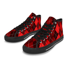 Load image into Gallery viewer, Ti Amo I love you Exclusive Brand - Men&#39;s High Top Canvas Shoes
