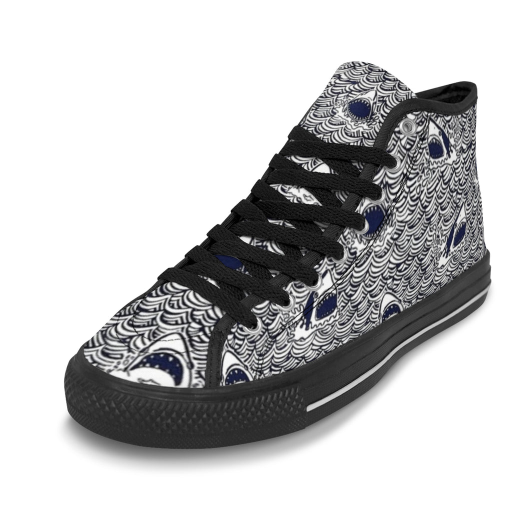 Ti Amo I love you Exclusive Brand - Men's High Top Canvas Shoes