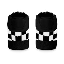 Load image into Gallery viewer, Ti Amo I love you - Exclusive Brand - Black &amp; White Optical Illusion - Men&#39;s Chukka Canvas Shoes
