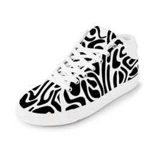 Load image into Gallery viewer, Ti Amo I love you - Exclusive Brand - Black &amp; White Art - Men&#39;s Chukka Canvas Shoes
