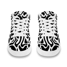 Load image into Gallery viewer, Ti Amo I love you - Exclusive Brand - Black &amp; White Art - Men&#39;s Chukka Canvas Shoes
