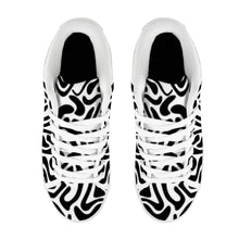 Load image into Gallery viewer, Ti Amo I love you - Exclusive Brand - Black &amp; White Art - Men&#39;s Chukka Canvas Shoes
