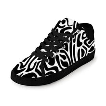 Load image into Gallery viewer, Ti Amo I love you - Exclusive Brand - Black &amp; White Art - Men&#39;s Chukka Canvas Shoes
