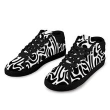 Load image into Gallery viewer, Ti Amo I love you - Exclusive Brand - Black &amp; White Art - Men&#39;s Chukka Canvas Shoes
