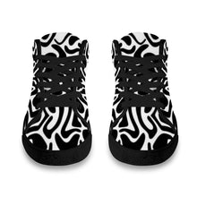 Load image into Gallery viewer, Ti Amo I love you - Exclusive Brand - Black &amp; White Art - Men&#39;s Chukka Canvas Shoes
