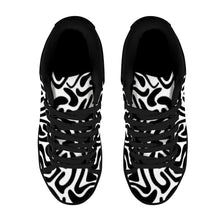 Load image into Gallery viewer, Ti Amo I love you - Exclusive Brand - Black &amp; White Art - Men&#39;s Chukka Canvas Shoes
