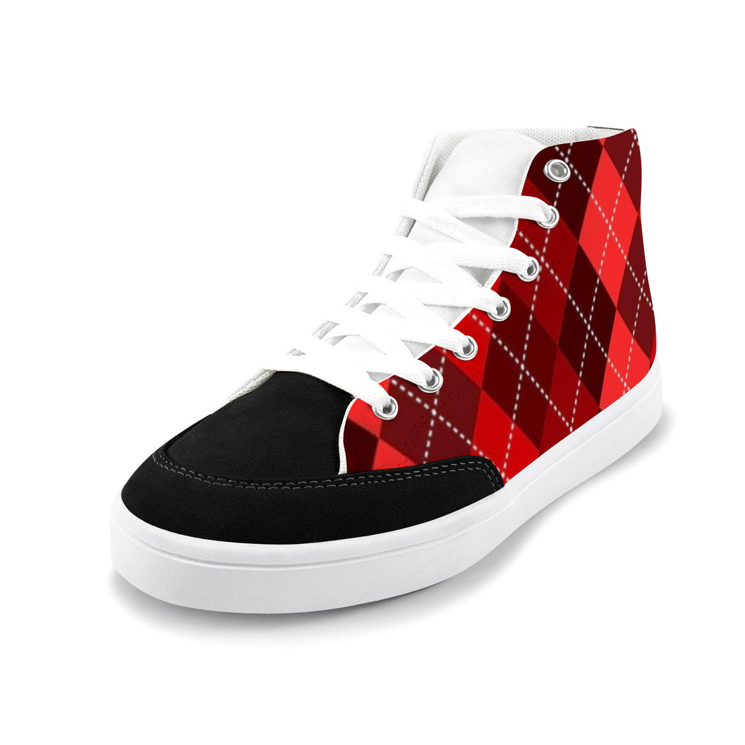 Ti Amo I love you - Exclusive Brand- Mens High Top Canvas Shoes