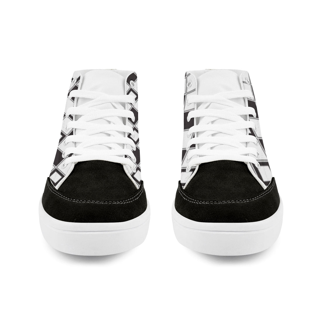 Ti Amo I love you - Exclusive Brand - Mens High Top Canvas Shoes