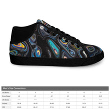 Load image into Gallery viewer, Ti Amo I love you - Exclusive Brand - Black Geode - Men&#39;s Chukka Canvas Shoes
