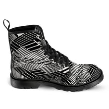 Load image into Gallery viewer, Ti Amo I love you - Exclusive brand - Men&#39;s Lace-Up Canvas Boots - Black Soles
