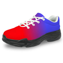 Load image into Gallery viewer, Ti Amo I love you - Exclusive Brand - Gradient Blue &amp; Red -  Men&#39;s Chunky Shoes
