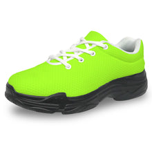 Load image into Gallery viewer, Ti Amo I love you - Exclusive Brand - Bright Green - Men&#39;s Chunky Shoes
