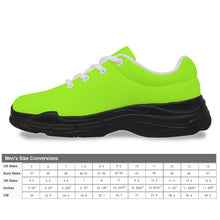 Load image into Gallery viewer, Ti Amo I love you - Exclusive Brand - Bright Green - Men&#39;s Chunky Shoes
