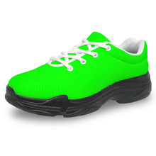 Load image into Gallery viewer, Ti Amo I love you - Exclusive Brand - Florescent Green - Men&#39;s Chunky Shoes
