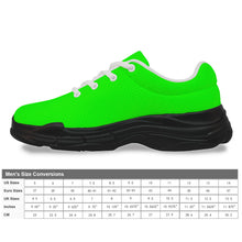 Load image into Gallery viewer, Ti Amo I love you - Exclusive Brand - Florescent Green - Men&#39;s Chunky Shoes
