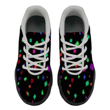 Load image into Gallery viewer, Ti Amo I love you - Exclusive Brand - Black with Colorful Confetti - Men&#39;s Chunky Shoes
