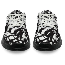 Load image into Gallery viewer, Ti Amo I love you - Exclusive Brand - Black &amp; White Squiggles - Men&#39;s Chunky Shoes
