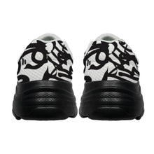 Load image into Gallery viewer, Ti Amo I love you - Exclusive Brand - Black &amp; White Squiggles - Men&#39;s Chunky Shoes
