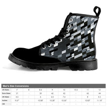 Load image into Gallery viewer, Ti Amo I love you - Exclusive brand - Men&#39;s Lace-Up Canvas Boots - Black Soles
