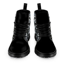 Load image into Gallery viewer, Ti Amo I love you - Exclusive brand - Men&#39;s Lace-Up Canvas Boots - Black Soles
