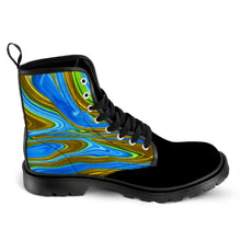 Load image into Gallery viewer, Ti Amo I love you - Exclusive brand - Men&#39;s Lace-Up Canvas Boots - Black Soles
