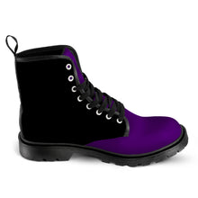 Load image into Gallery viewer, Ti Amo I love you - Exclusive brand - Men&#39;s Lace-Up Canvas Boots - Black Soles
