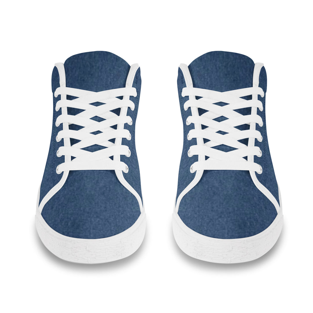Ti Amo I love you - Exclusive Brand - Denim - Men's Chukka Canvas Shoes