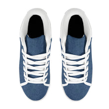 Load image into Gallery viewer, Ti Amo I love you - Exclusive Brand - Denim - Men&#39;s Chukka Canvas Shoes
