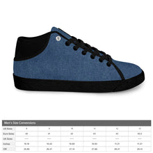 Load image into Gallery viewer, Ti Amo I love you - Exclusive Brand - Denim - Men&#39;s Chukka Canvas Shoes
