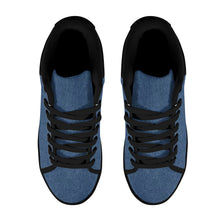 Load image into Gallery viewer, Ti Amo I love you - Exclusive Brand - Denim - Men&#39;s Chukka Canvas Shoes
