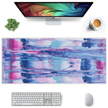 Load image into Gallery viewer, Ti. Amo I love you - Exclusive Brand - Mulberry &amp; Khashmir Blue  - Rectangle Mousepad (35&quot;x16&quot;)
