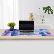 Load image into Gallery viewer, Ti. Amo I love you - Exclusive Brand - Mulberry &amp; Khashmir Blue  - Rectangle Mousepad (35&quot;x16&quot;)
