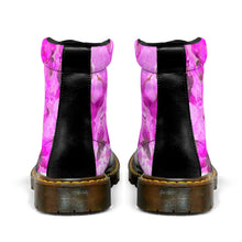 Load image into Gallery viewer, Ti Amo I love you  - Exclusive Brand - Brilliant Lavender Rose &amp; Lavender Rose - Rose Petals - Winter Round Toe Women&#39;s Boots
