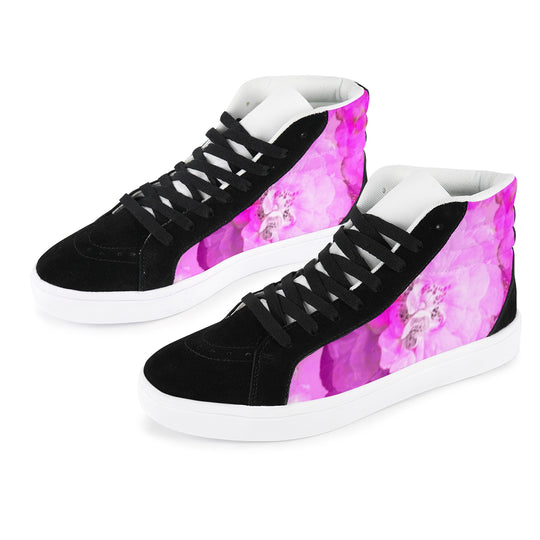Ti Amo I love you - Exclusive Brand  - Womens Capricornus High Top Splicing Canvas Shoes - Sizes 5-12