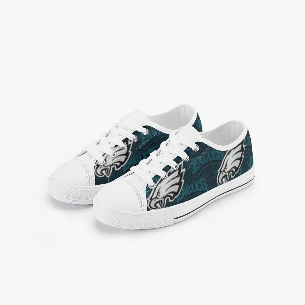 Ti Amo I love you  - Exclusive Brand  - Kid’s Low-Top Canvas Shoes - Sizes Children 11C- 13C & Youth 1-3