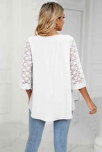 Load image into Gallery viewer, V-Neck Three-Quarter Sleeve Top
