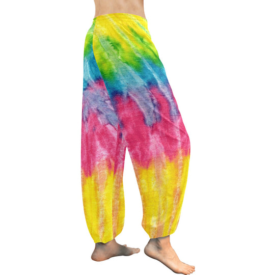Ti Amo I love you - Exclusive Brand - Viking, Sushi, Golden Dream & Cabaret - Tie-Dye - Women's Hippie Harem Pants - Sizes XS-2XL